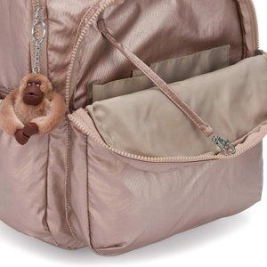 Kipling Backpack - Seoul Large Metallic 15"